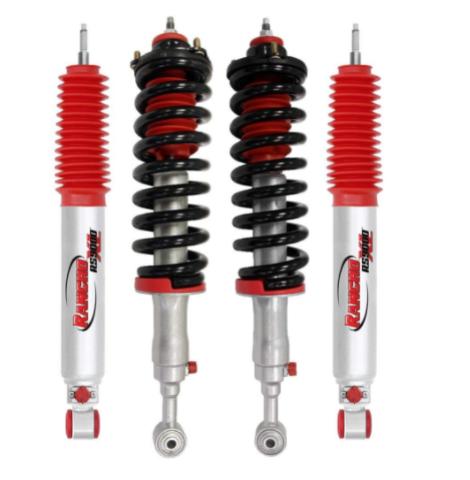 Rancho QuickLIFT Complete Strut Assembly kit with rear RS9000XL Shocks RS999914, RS999913 & RS999305 for 2003-2021 Toyota 4Runner & 2007-2014 Toyota FJ Cruiser