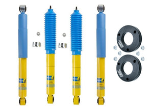 Bilstein OE Replacement Heavy Duty Front and Rear Shock Absorber with a 1.5" Front Leveling kit for your 2015-2021 Chevrolet Colorado 4WD, 2015-2021 GMC Canyon 4WD, 24-253147, 24-261630, 412514