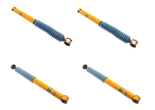 Bilstein Front and Rear Shock Absorbers for 1997-2002 Freightliner, X-Line Class A Motorhome - 33-025452 & 24-186452,  1997-2002 Freightliner X-Line Diesel Pusher Air Suspension Chassis  1997-2002 Freightliner XC Rigid Front Axle -  Monobeam, Ibeam - X-Line with Air Suspension