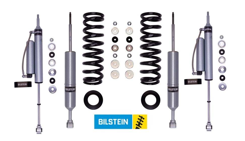 47-310971 & 25-311365 Bilstein Front 6112 Kit and Rear Bilstein 5160 Remote Reservoir Shocks for 2007-2021 Toyota Tundra