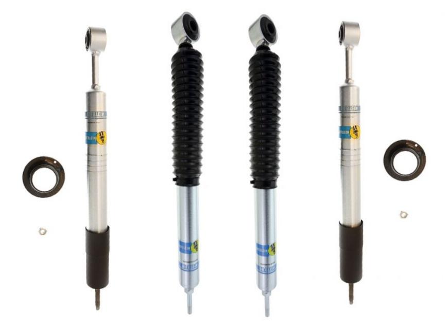 Bilstein 5100 Series Ride Height Adjustable Shocks for 2010-2014 Totota FJ Cruiser 2WD, 4WD, RWD with 0-2