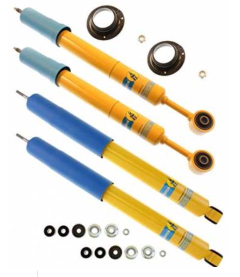 2016, 2017, 2018, 2019, 2020, 2021, 2022, 2023 Toyota Tacoma, 24-265966 & 24-265973 BILSTEIN 4600 SERIES Heavy Duty OE FRONT AND REAR SHOCKS FOR 2016-2023 TOYOTA TACOMA 2WD PRE-RUNNER & 4WD 