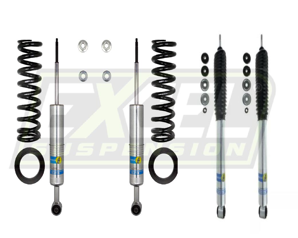47-309975 (46-241627) Bilstein 6112 Front Shock Kit and 24-186728 Bilstein 5100 Series Rear Shocks for 2005-2015 Toyota Tacoma