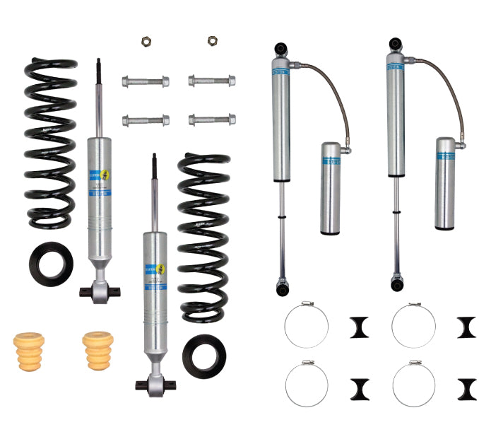 47-256958 Bilstein 6112 Kit & Rear 5160 Series Shock Absorbers 25-261400 for 2015-2020 Ford F-150 4WD