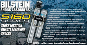 25-285710 Bilstein B8 5160 Front Remote Reservoir Shock Absorber - Front Lifted Height: 4" for 2014  - 2022 Ram 2500