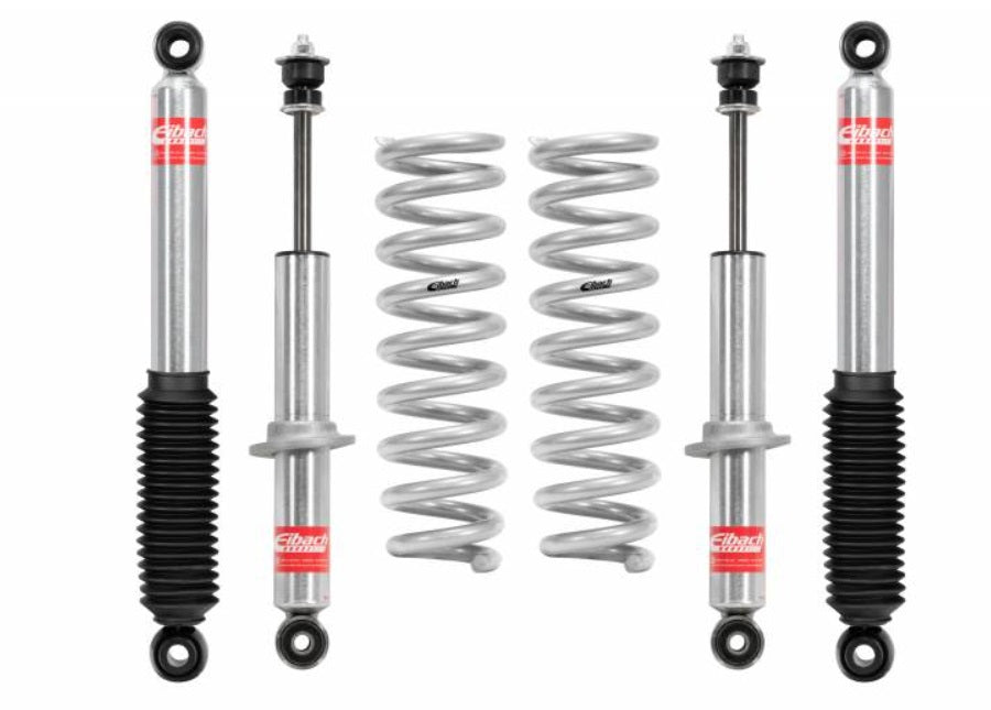 E80-82-006-01-22 Eibach PRO-TRUCK LIFT SYSTEM (Stage 1) Front Shocks with Coils Springs & Rear Shocks for 1995-2004 Toyota Tacoma