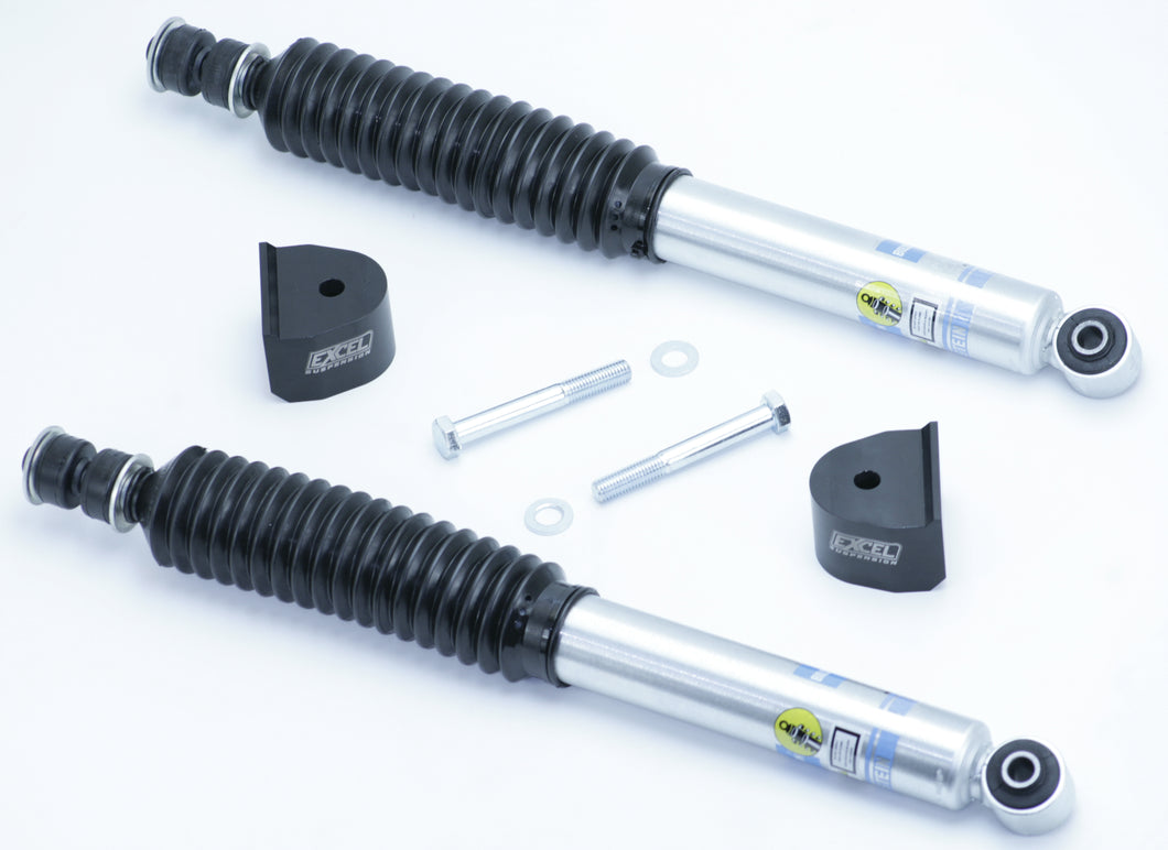 423205 EXCEL Suspension 2.5” Front Leveling System with Front Bilstein Shock Absorbers for 2005-2022 Ford F250 / Ford F350 4WD