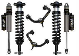 K93113T ICON 2021-2022 Ford F-150 4WD - 0-2.75" Stage 3 Suspension System with Tubular Upper Control Arms